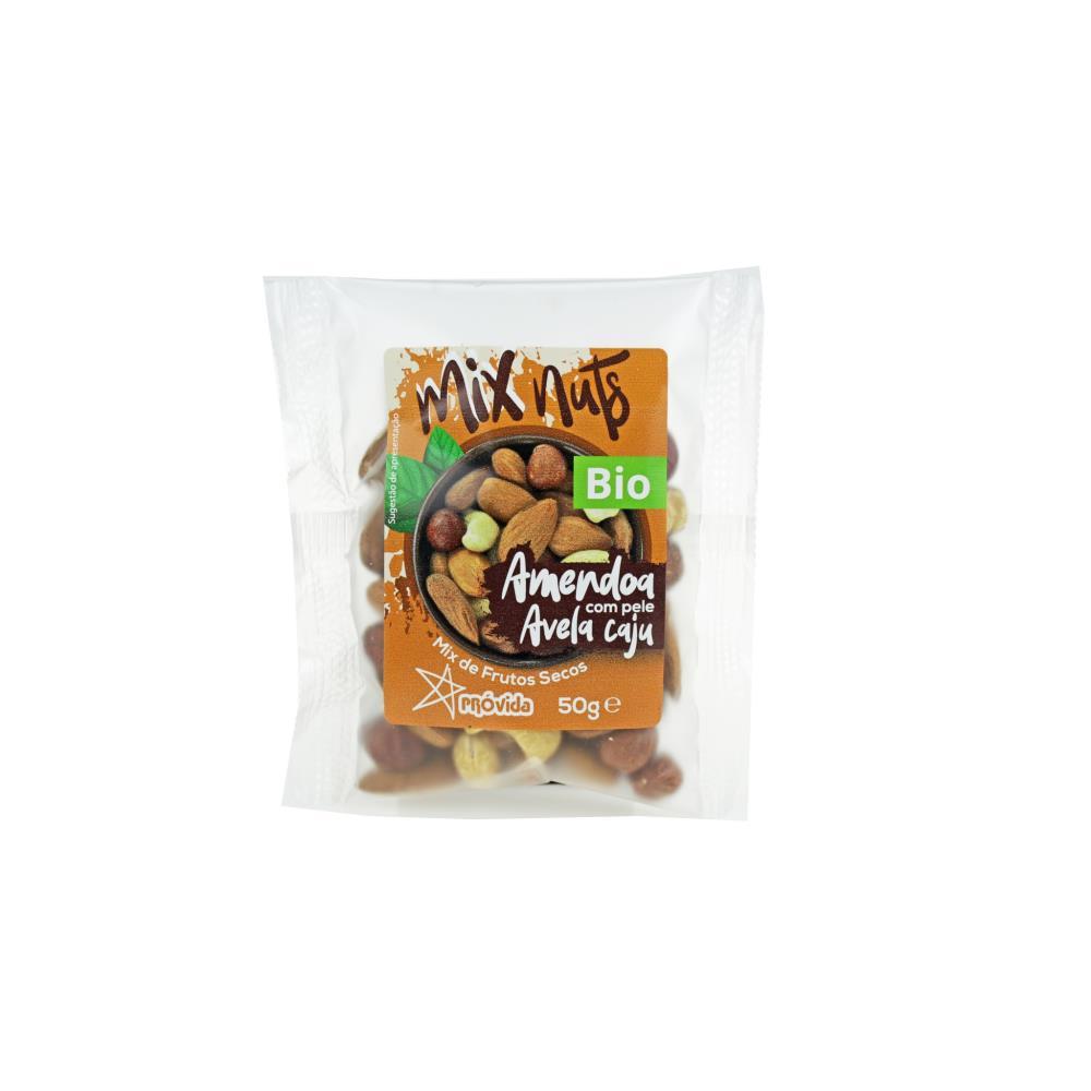 Mix Nuts De Amêndoa Avelã E Caju Bio Próvida 50g
