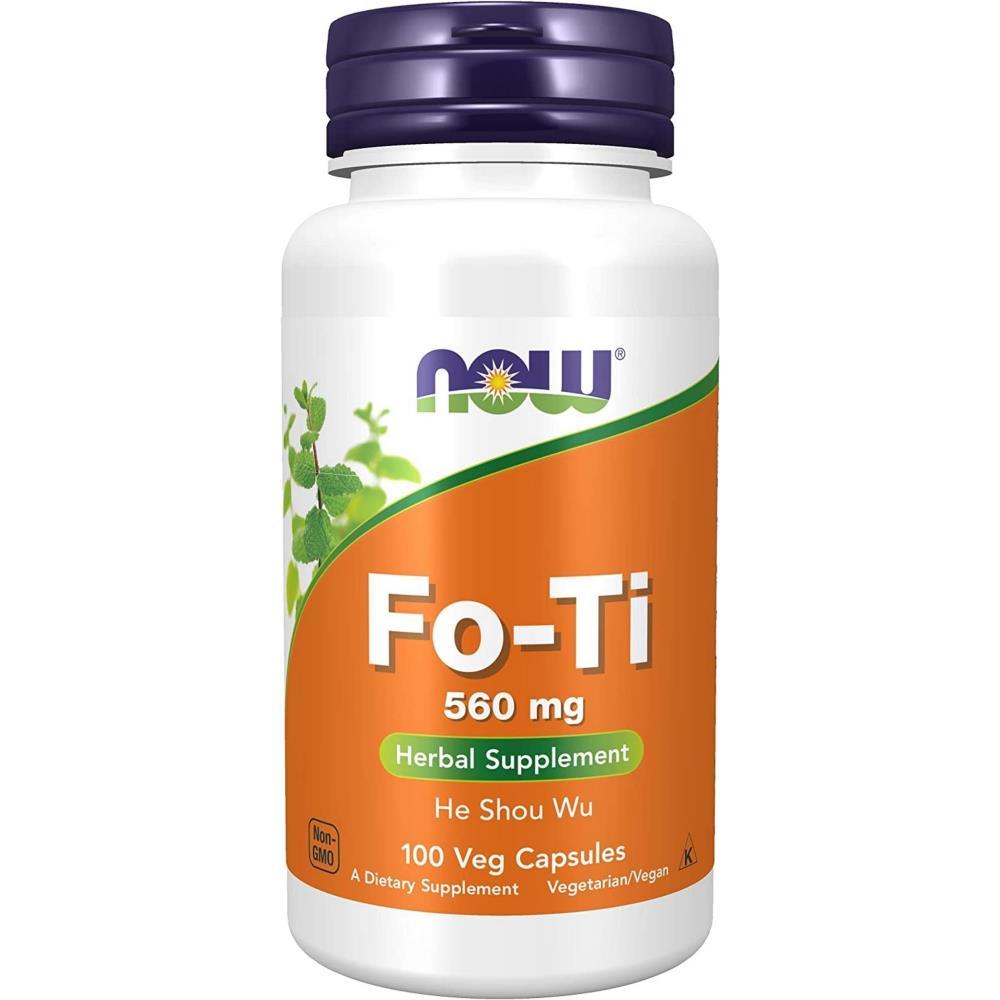 Fo-Ti 560mg Now Foods 100 Veg Cápsulas