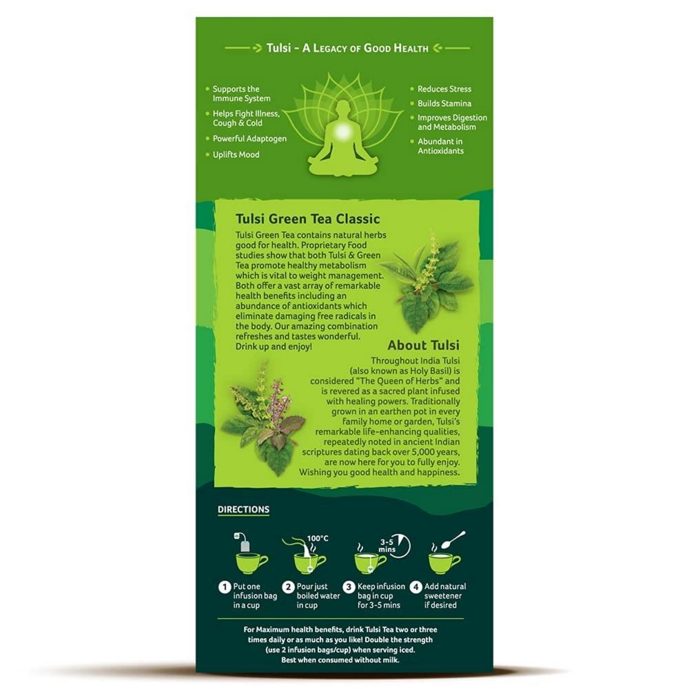 Organic India Tulsi Green Tea Classic 25 Sachets