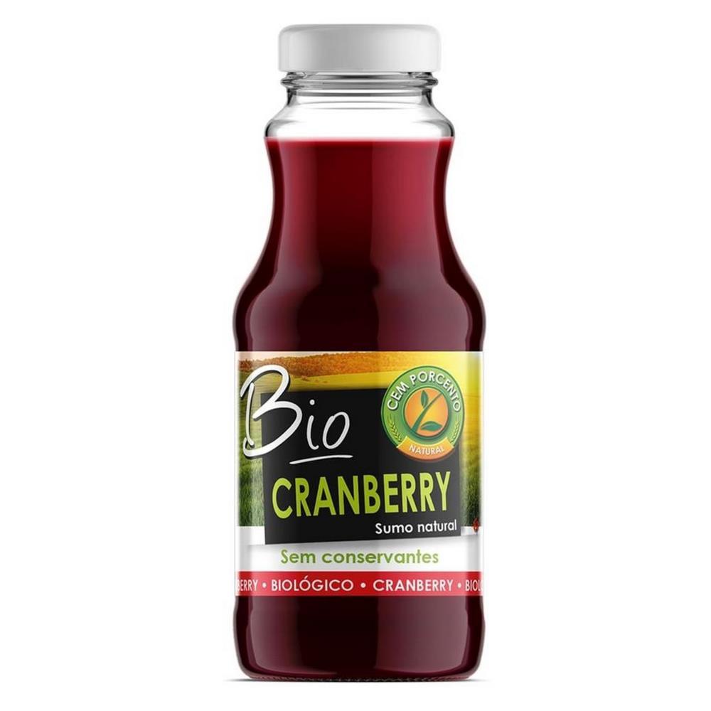 Sumo Natural De Cranberry Bio Cem Porcento 200ml