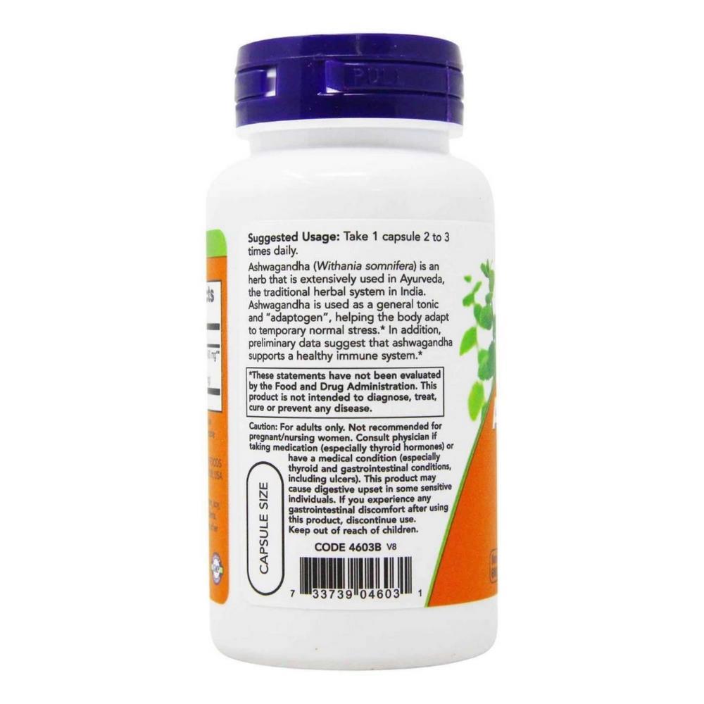 Ashwagandha 450mg Now Foods 90 Cápsulas