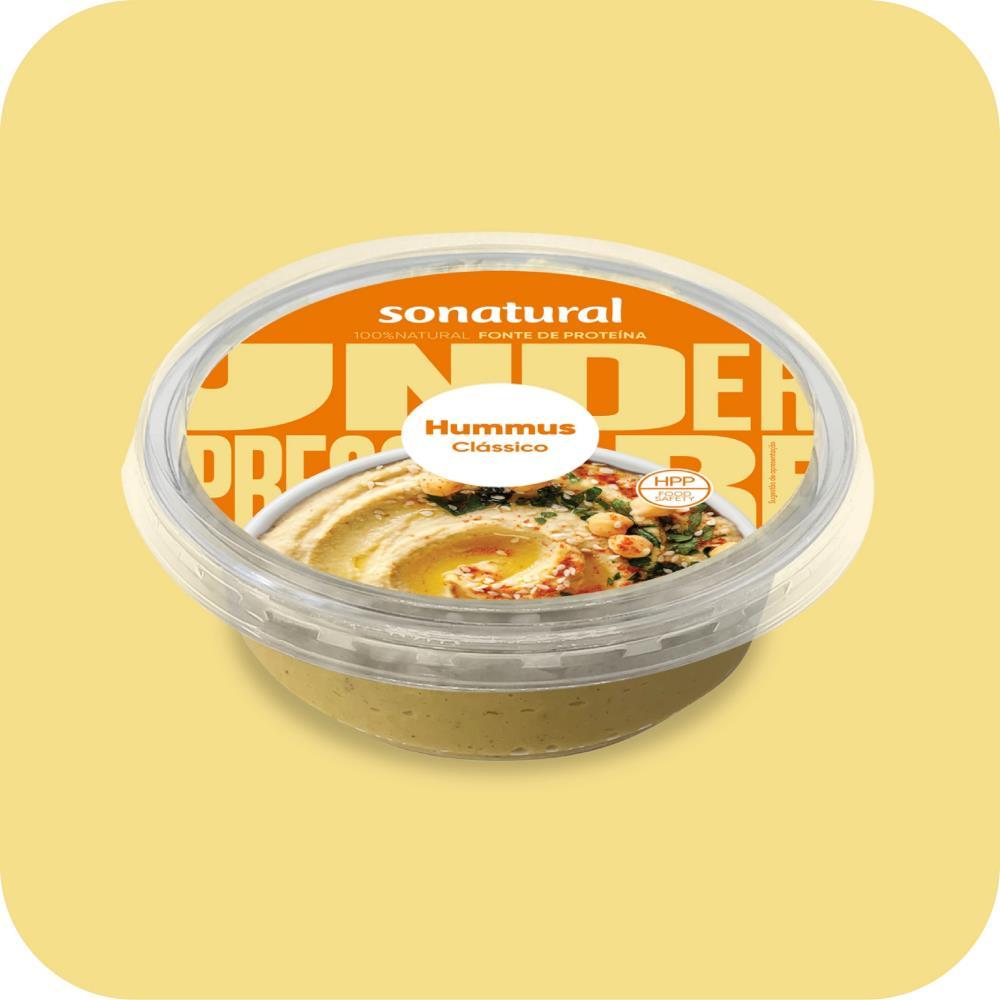 Hummus com Azeite Virgem Extra 100% Natural Sonatural 200g