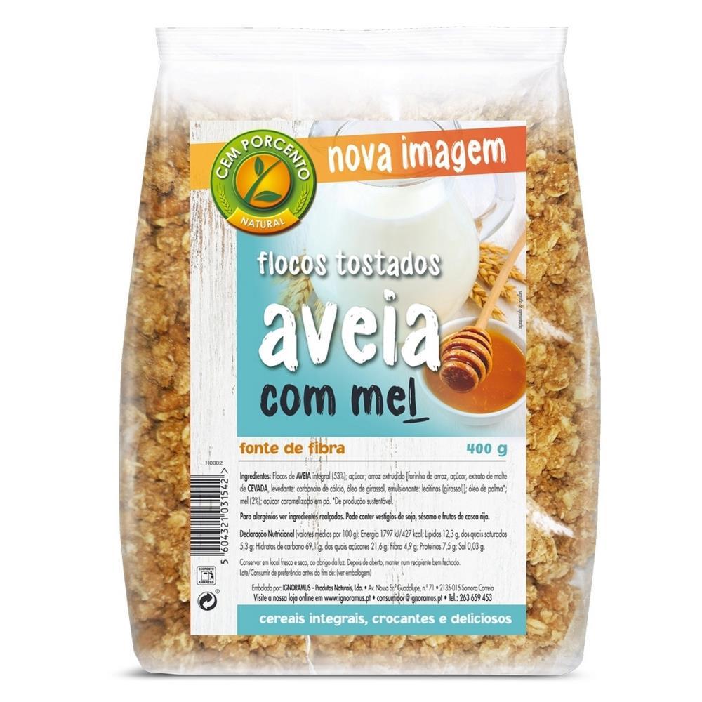 Toasted Oat Flakes With One Hundred Percent Honey 400g