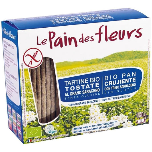 Le Pain Des Fleurs Serraceno Flower Bread Without Salt and Organic Sugar 150G