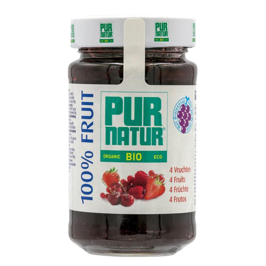 Compote 4 Red Fruits Without Sugar 250G