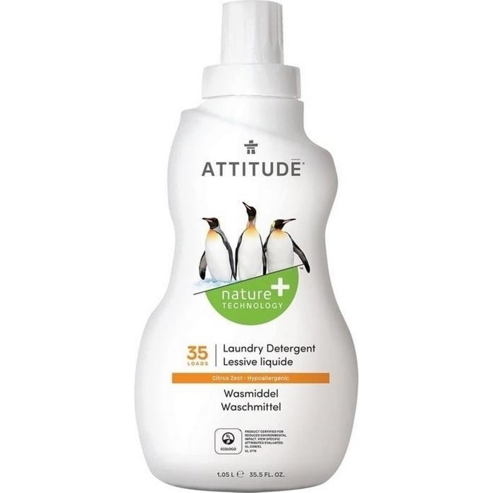 Attitude Detergente Líquido Roupa Eco Citrinos 35 Dosses