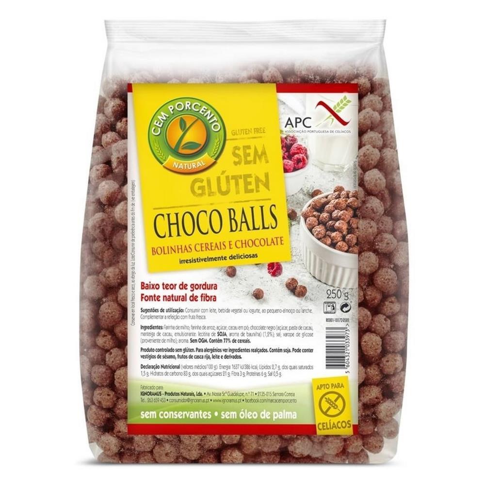 Choco Balls Cem Porcento Sem Gluten 250G