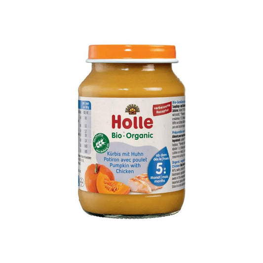 Holle Bio Pure Abobora E Frango Boiao 190g
