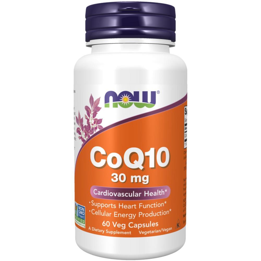 CoQ10 30Mg Now Foods 60 Cápsulas