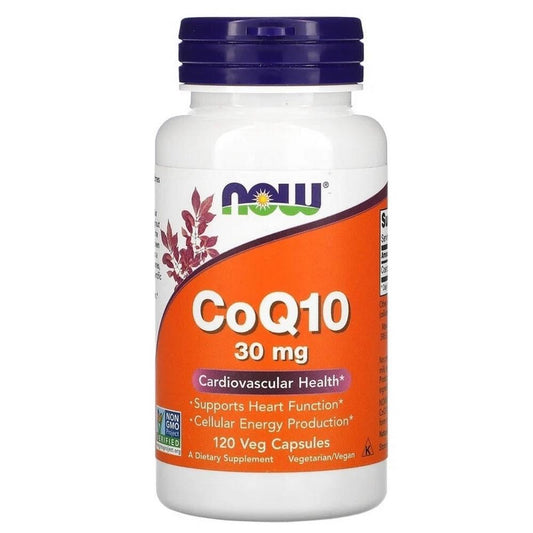 Now Co-Enzyme Q10 30Mg 60Caps