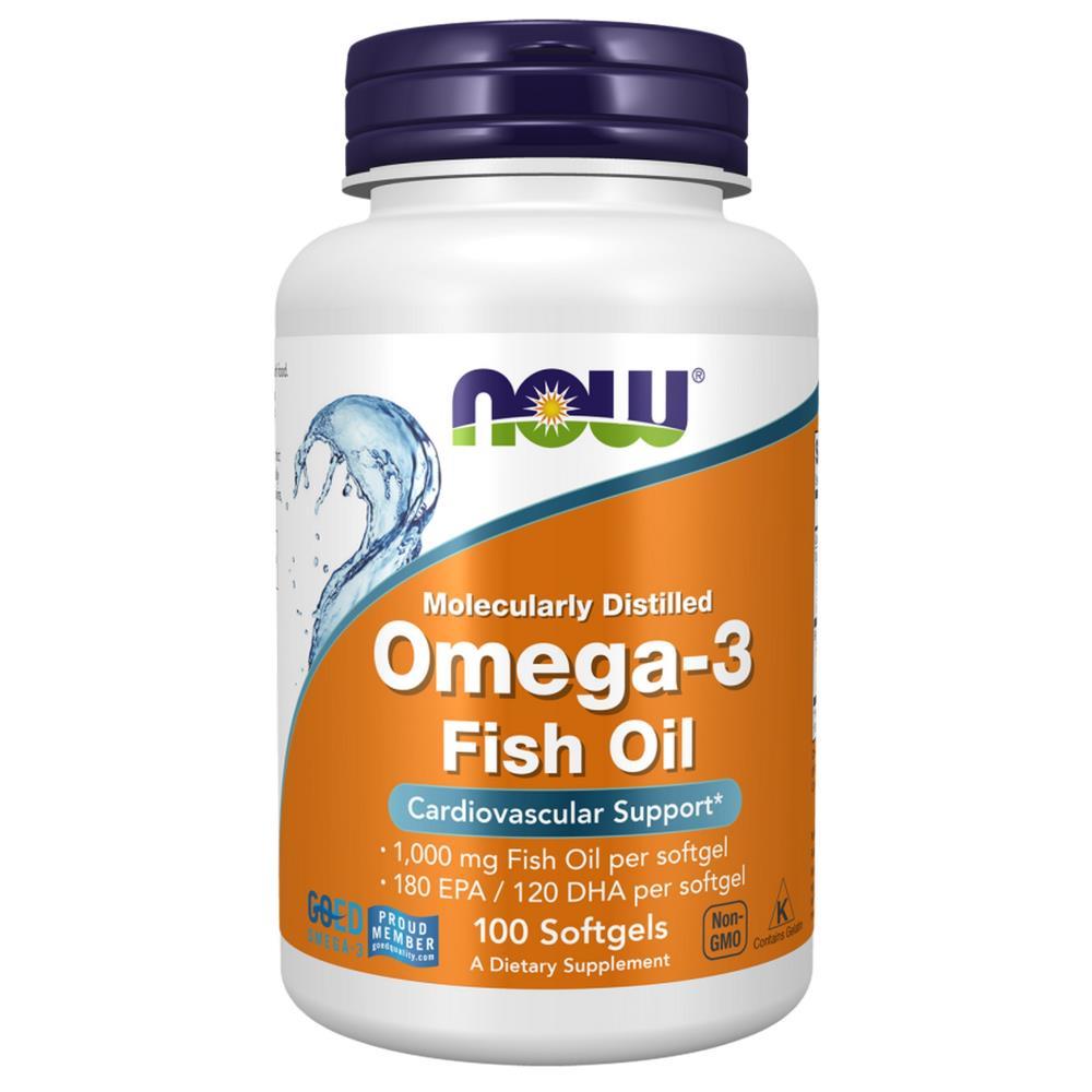 Now Omega 3 180EPA 120DHA 100MG 100 Caps