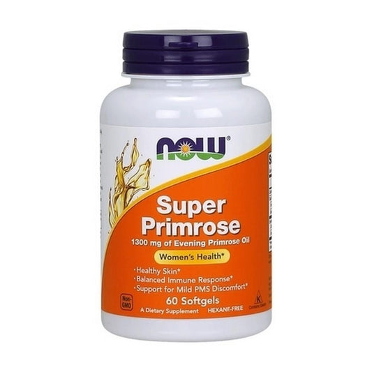 Now Super Primrose 1300Mg 60 Caps