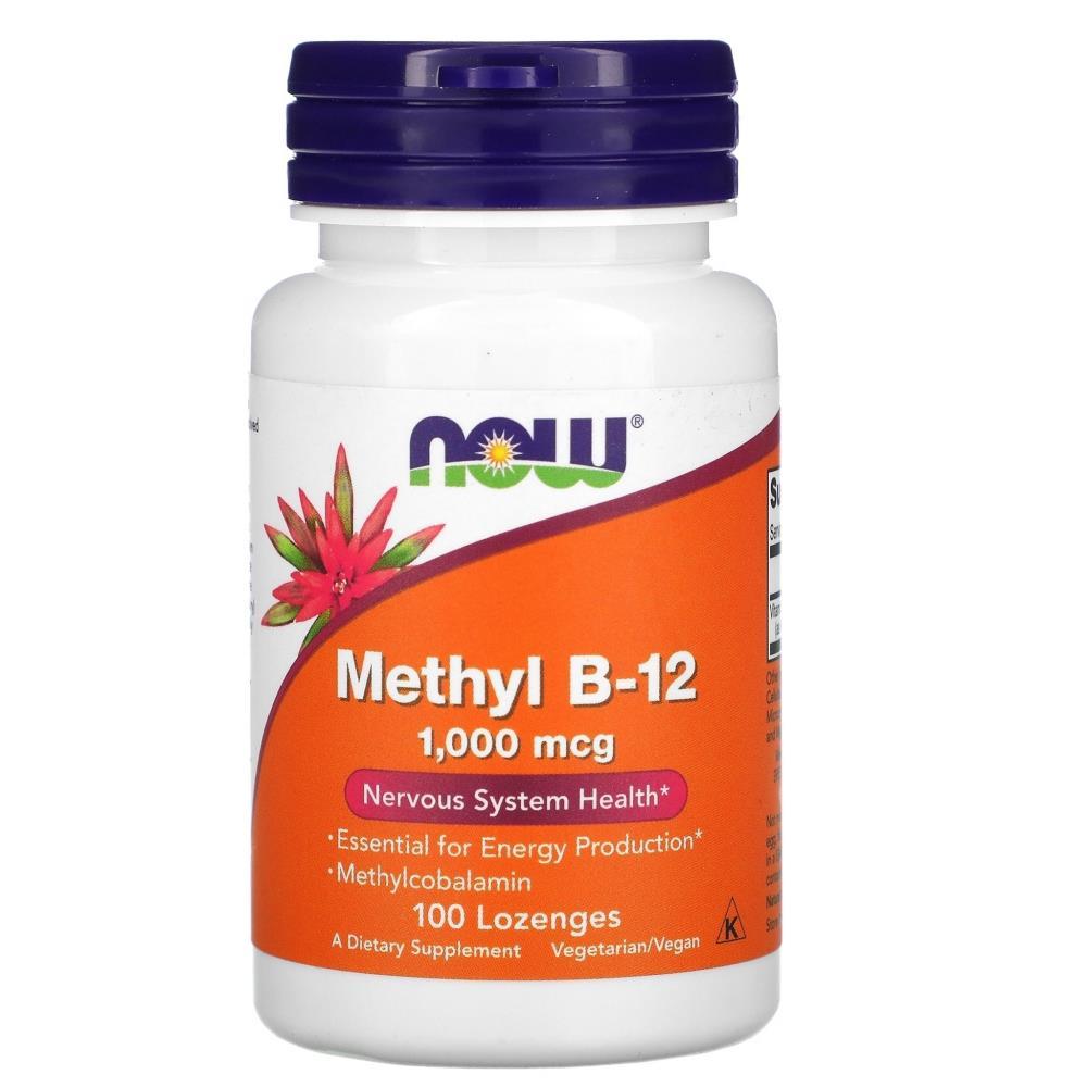 Now Vitamina B-12 Methyl 1000Mcg 100 Gomas