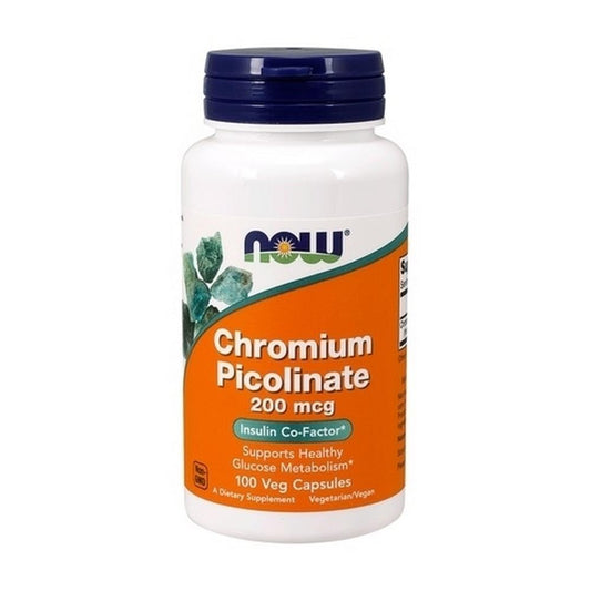 Now Chromium Picolinate 200Mcg 100 Veg Caps