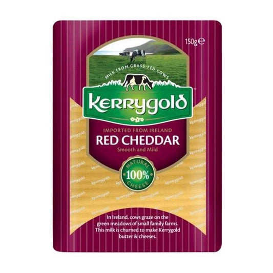 Red Cheddar Cheese Slices Kerrygold 150g