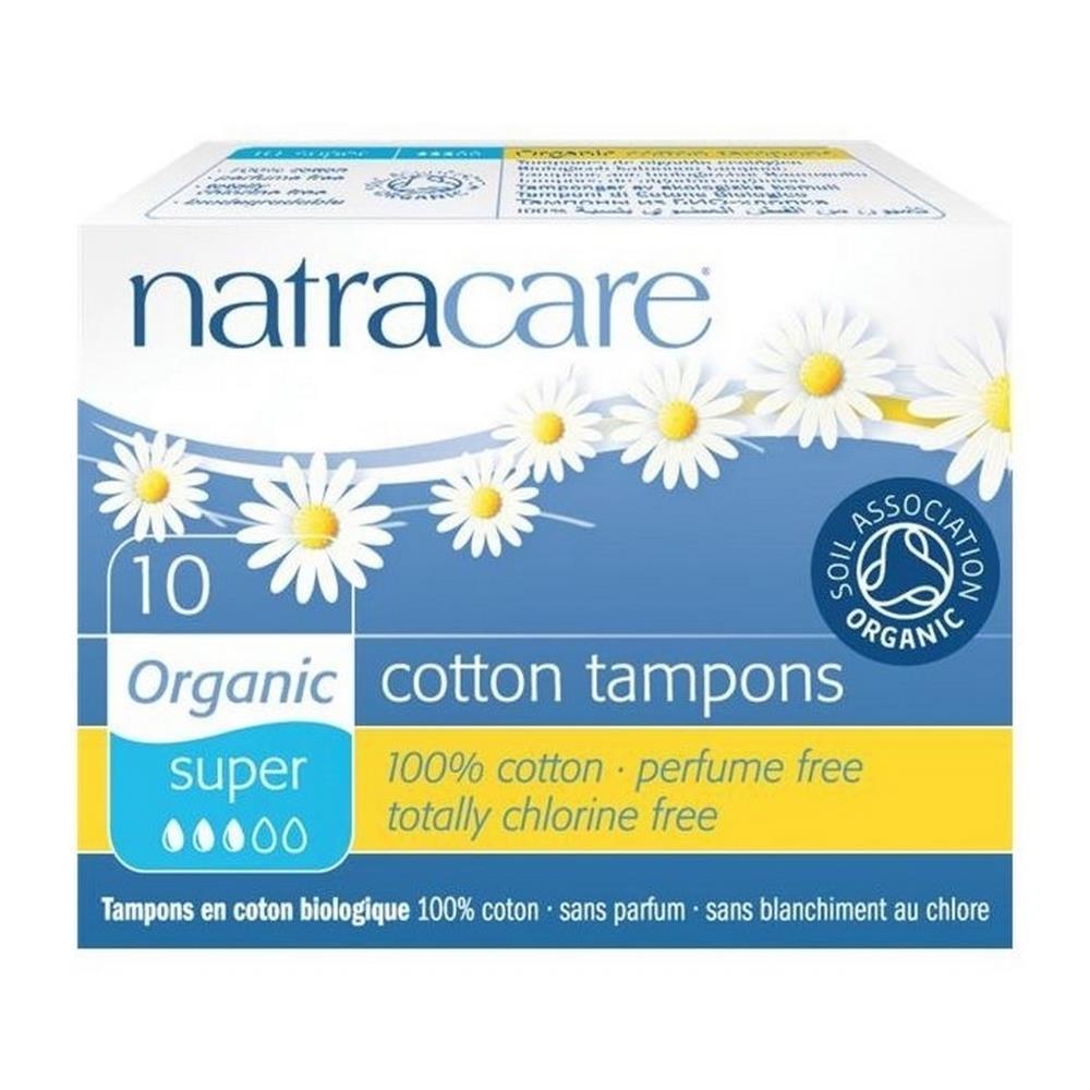 Super Bio Natra Care Cotton Tampon 10 UNDS