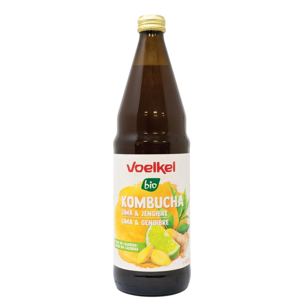 Kombucha De Gengibre E Lima Bio Voelkel 750ML