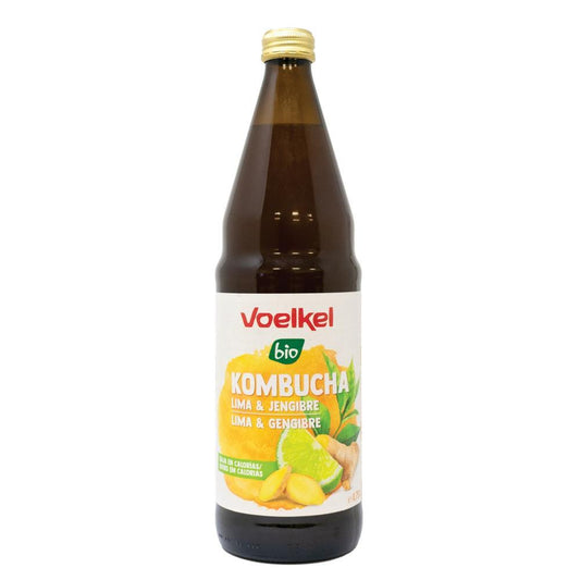 Ginger And Lime Kombucha Bio Voelkel 750ML