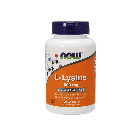 Now L - Lysine 500mg 100 Capsules