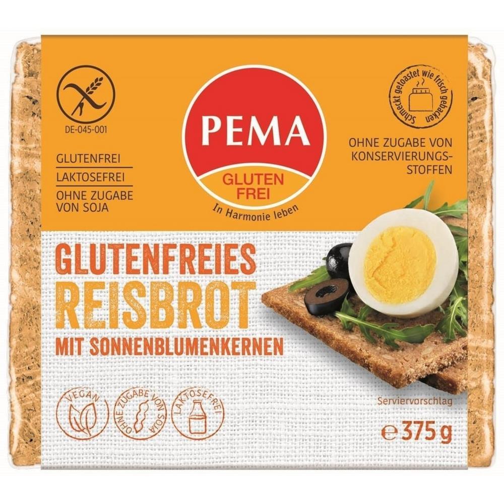 Pema Bread With Rice And Sunflower Seeds 375g