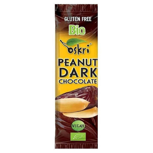 Bio Oskri Peanut and Dark Chocolate Bar 53g