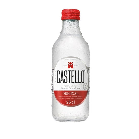Natural Carbonated Mineral Water Castello 250ml