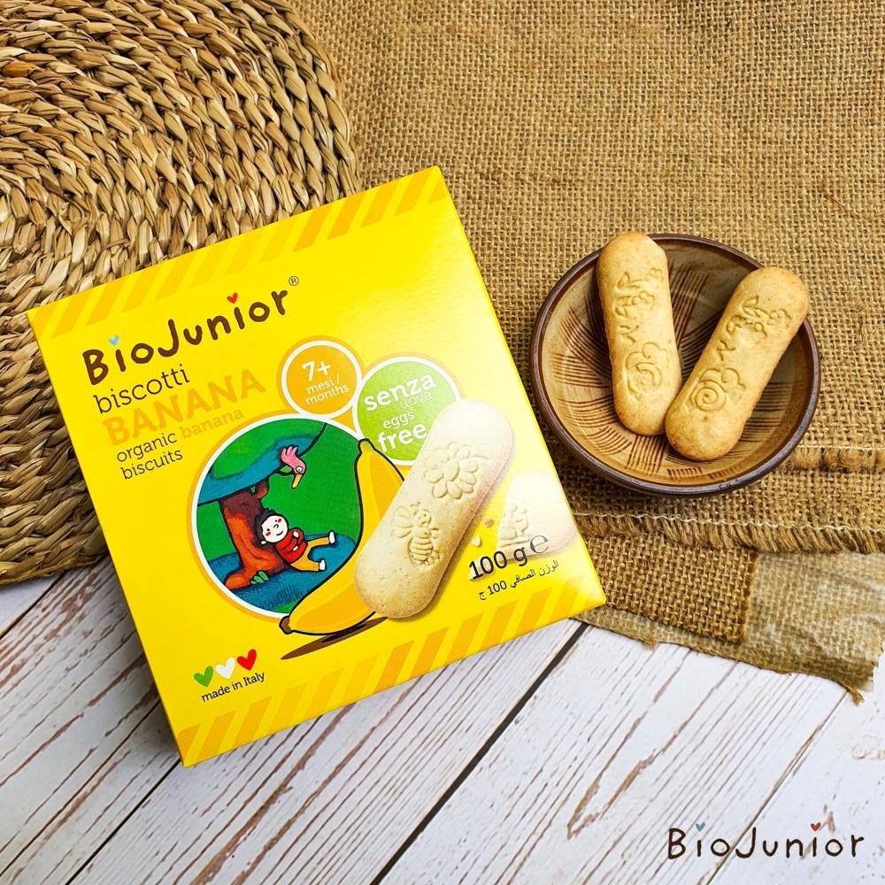 Biscuits With Banana Purée Bio 7+ BioJunior 100G
