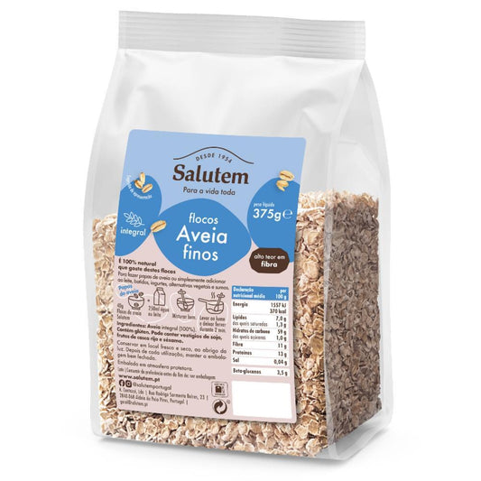 Salutem Fine Whole Oat Flakes 375g