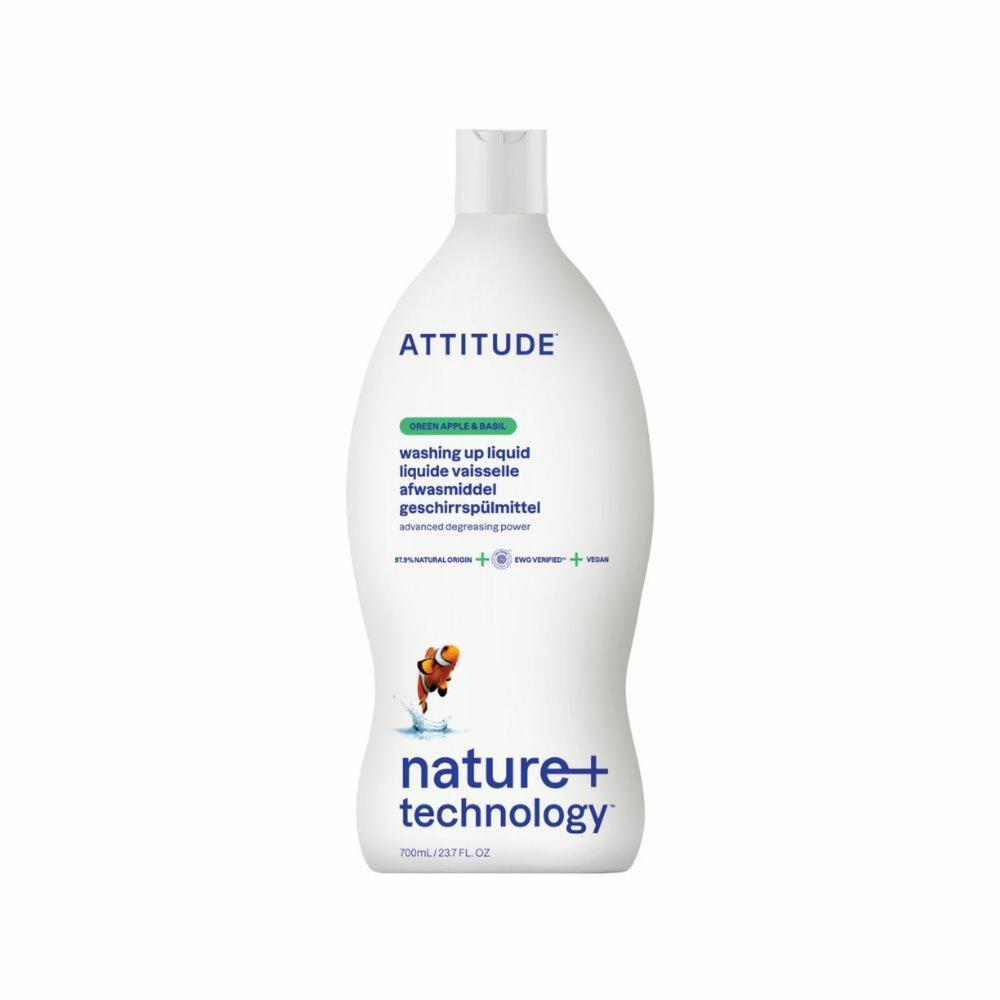 Detergente Da Loiça Maça Verde E Manjericão Attitude 700 ML