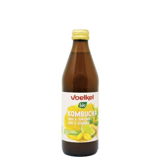 Kombucha De Gengibre E Lima Bio Voelkel 330ML