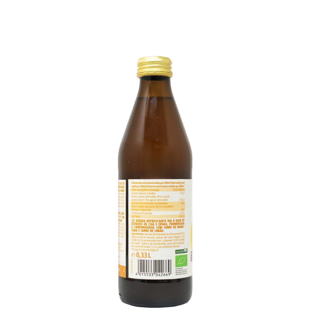 Kombucha De Maracujá e Cânhamo Bio Voelkel 330ML