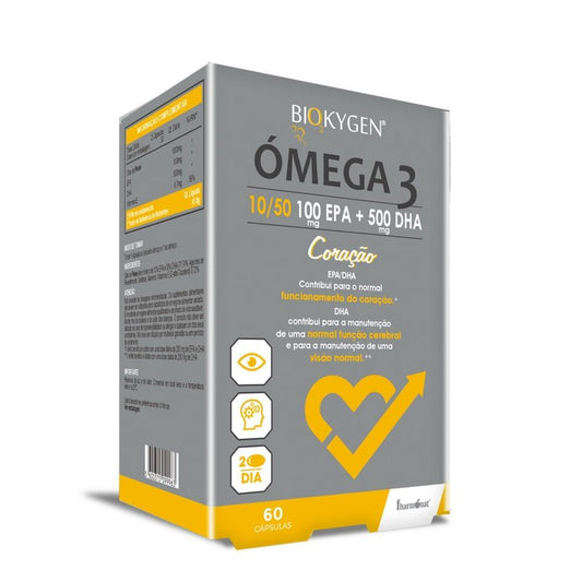 Omega 3 100 EPA + 500 DHA Biokygen 1000mg 60 Capsules