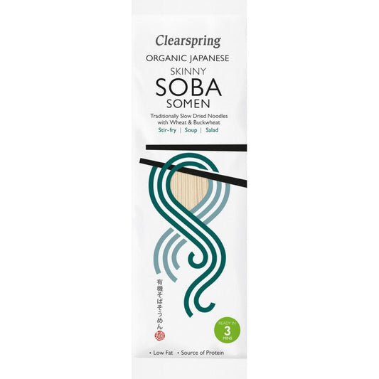 Pasta Noodles Skinny Soba Somen ClearSpring 200g