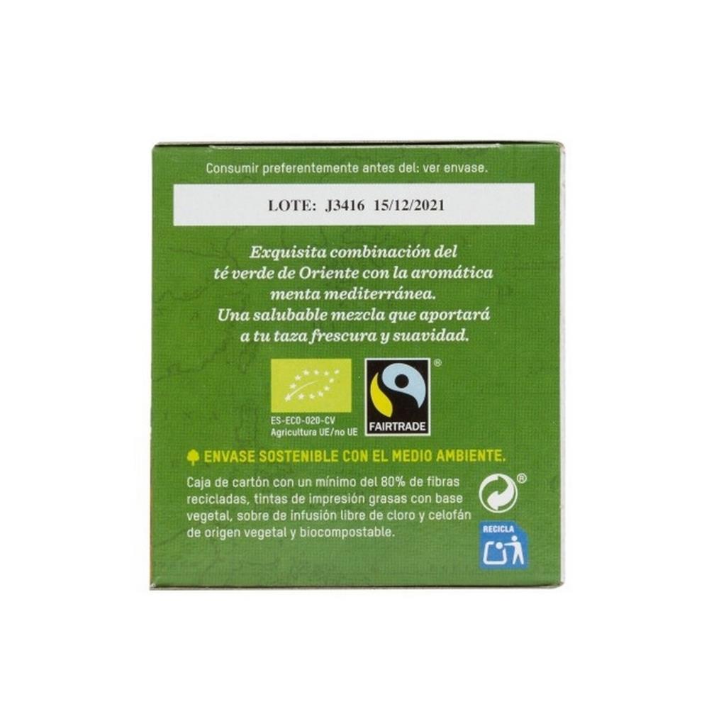 Organic Green Tea With Mint 20 Sachets