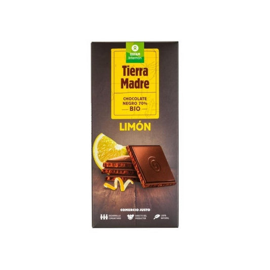 Tableta Chocolate Negro 70% Cacau Com Limão Bio Tierra Madre 100g