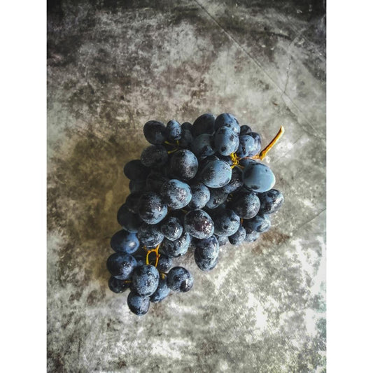 Organic Black Grapes 500 gr (approx)