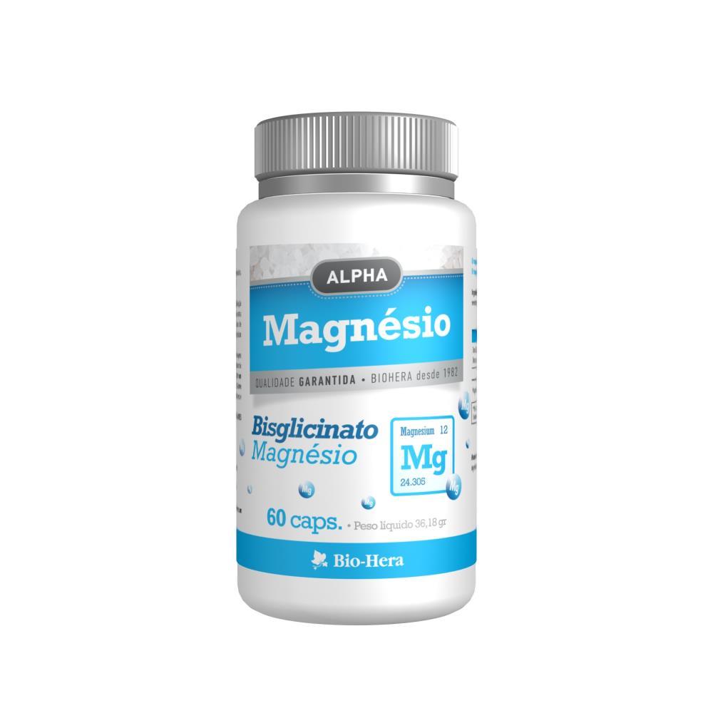 Magnésio Bisglicinato Alpha 60 Cápsulas