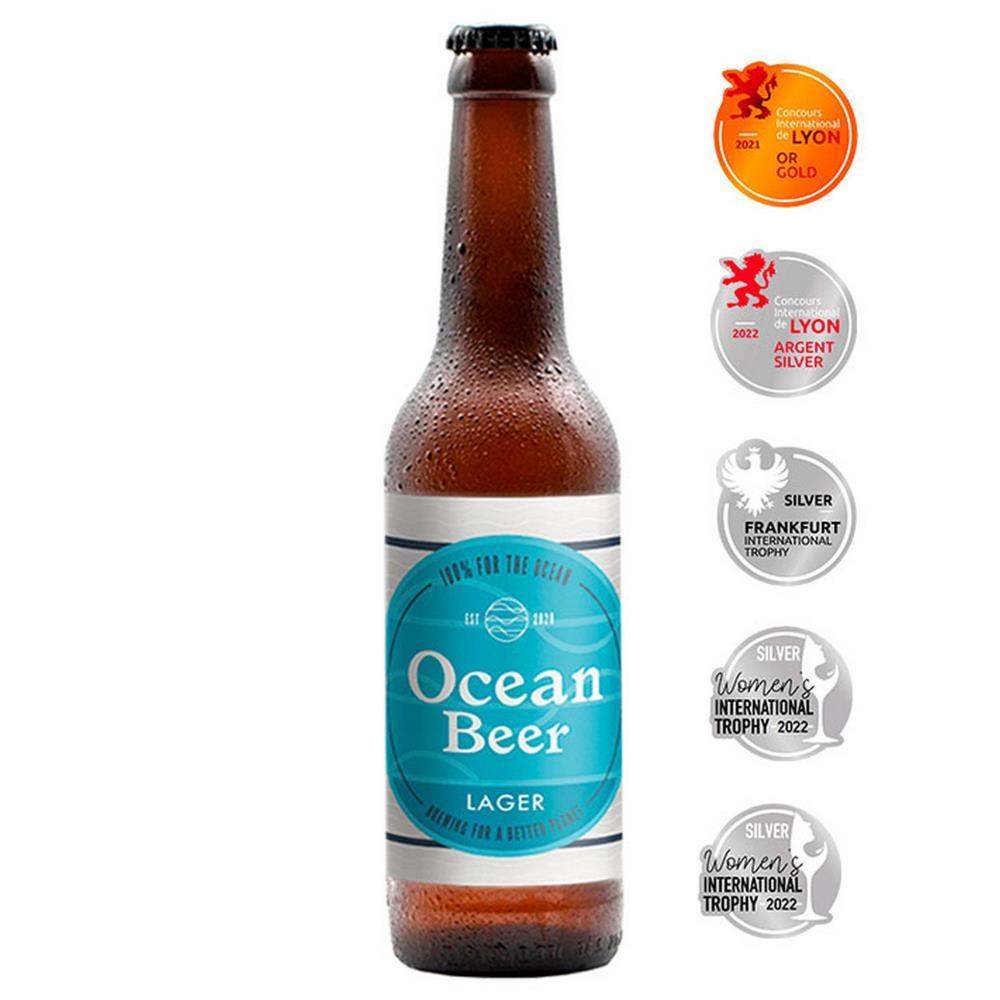Ocean Beer Lager alc 4.8%  vol 330ml