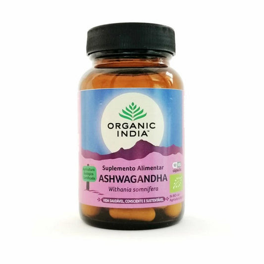 Ashwagandha Organic India 90 Veg Cápsulas