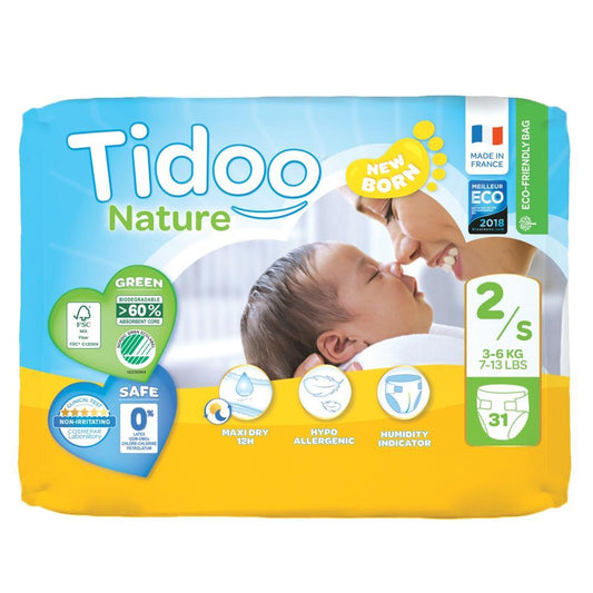 Tidoo Eco Diaper 2S 3-6Kg 31Un