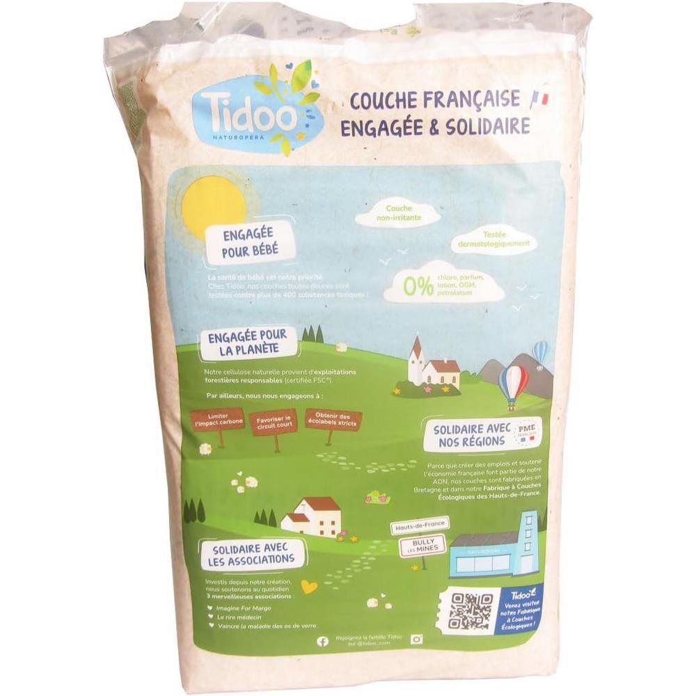 Tidoo Eco Fralda 2 3-6Kg 58Un