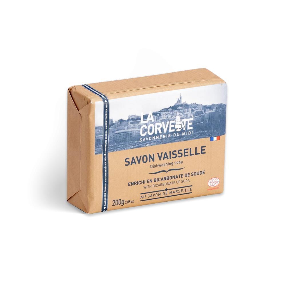 Sabão Sólido De Marseille Para Louça Com Bicarbonato Sódio 200G