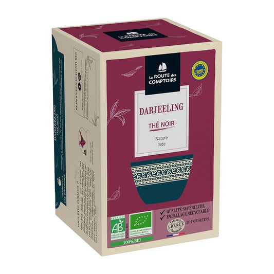 Chá Preto De Darjeeling La route des comptoirs 20 cápsulas