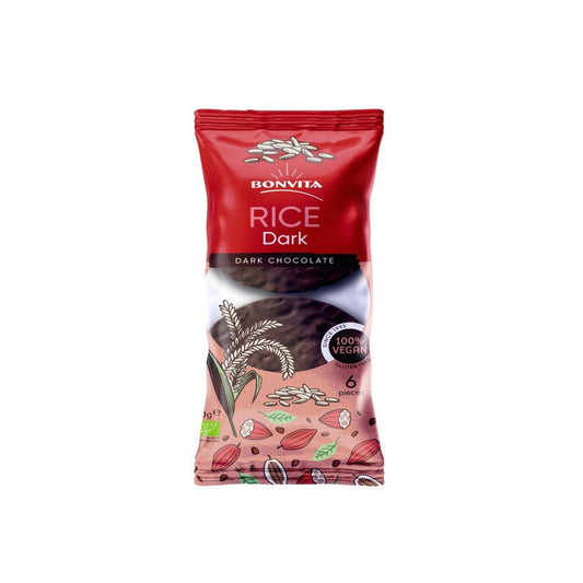 Rice Gallettes With Dark Chocolate Bio Bonvita 100g