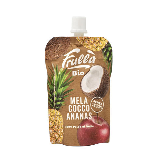 Apple Purée Coconut and Pineapple Bio Frulla 100G