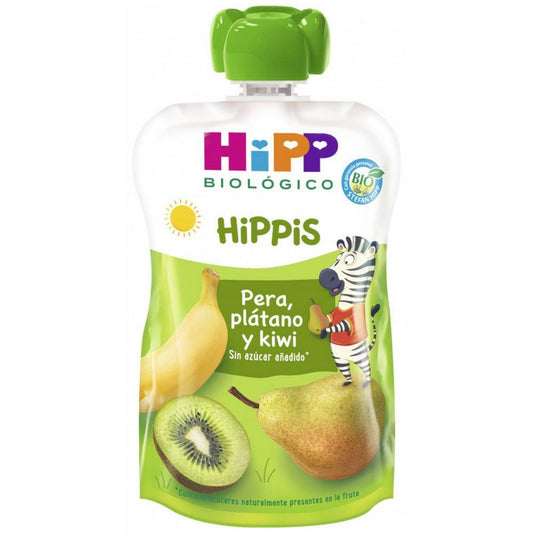 Pear Puree Banana And Kiwi Bio Hipp Sachet 100g