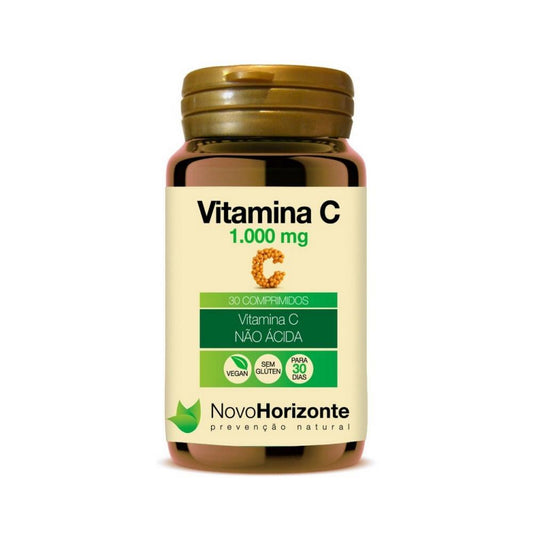 Non-Acidic Vitamin C 1000 Mg Novo Horizonte 30 Capsules