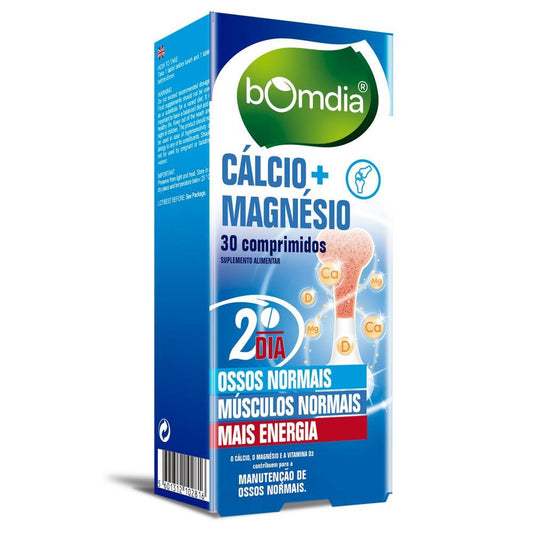 Cálcio+Magnésio Bomdia 30 comprimidos