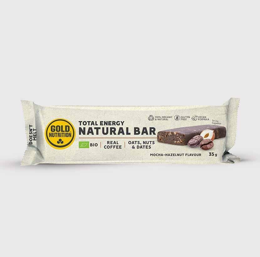 Total Energy Natural Bar Mocha E Hazelnut Gold Nutrition 35g