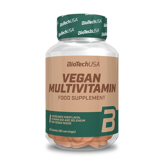 Vegan Multivitamin BioTech USA 60 Comprimidos